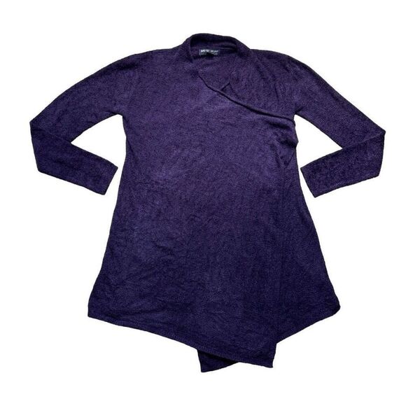 Barefoot Dreams CozyChic Lite Calypso Wrap Cardigan Purple Women’s S/M - Picture 4 of 6